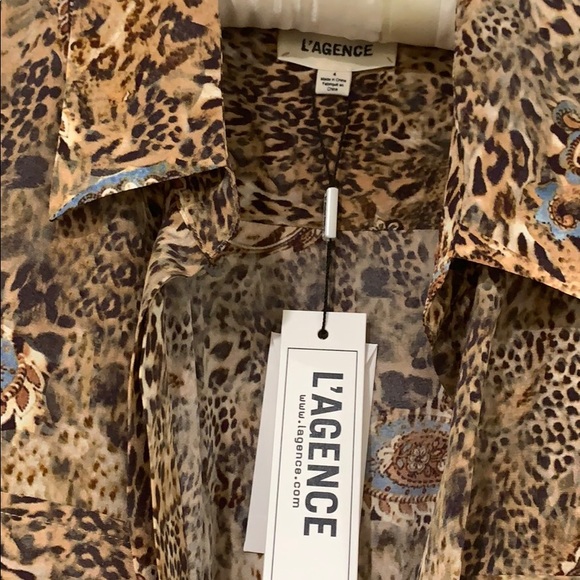 L’agence leopard print romper/jumpsuit - Picture 5 of 6